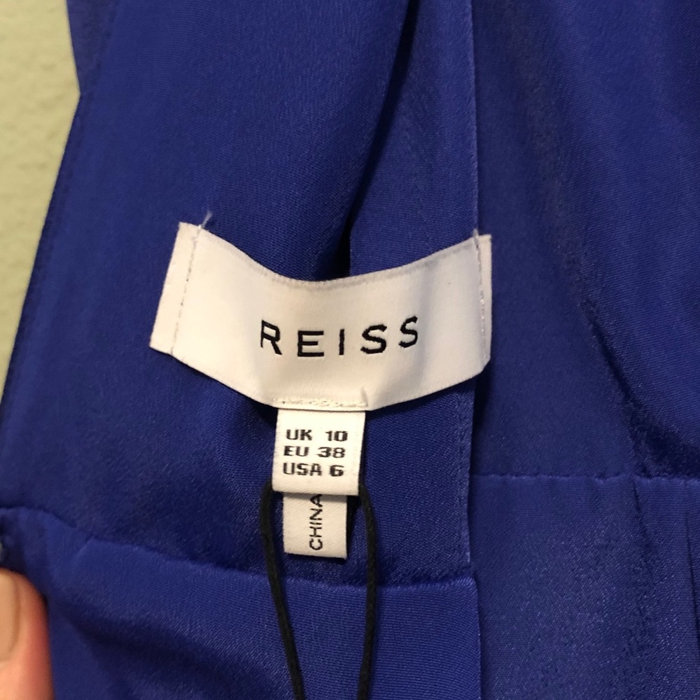 Reiss Elaini Satin Midi Dress - Picture 12 of 13